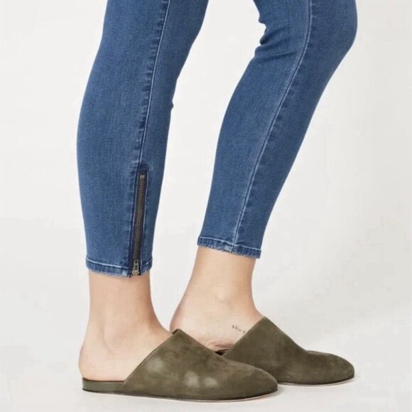 Universal Standard Jeans 4 True Blue Zipper Hem Seine Skinny 27” - Picture 10 of 10